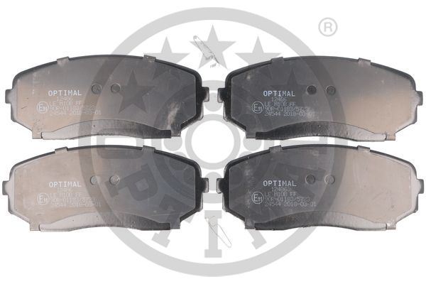 OPTIMAL BP-12486 Fren Sistemleri Fren Balatası - MAZDA CX-7 (ER) uyumlu