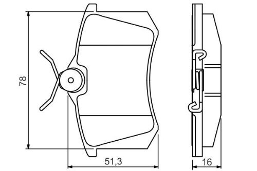BOSCH 0 986 495 231 Fren Sistemleri Fren Balatası - RENAULT MEGANE III Coupe (DZ0/1_) uyumlu