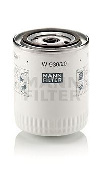 MANN-FILTER W 930/20 Motor Yağ Filtresi - FORD 5000-Serie uyumlu