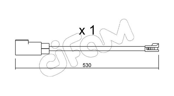 CIFAM SU.340 Fren Sistemleri Aşınma Göstergesi - FORD TRANSIT V363 Panelvan/Van (FCD, FDD) uyumlu
