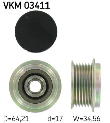 SKF VKM 03411 Elektrik Sistemi Alternatör - FORD MONDEO IV Turnier (BA7) uyumlu