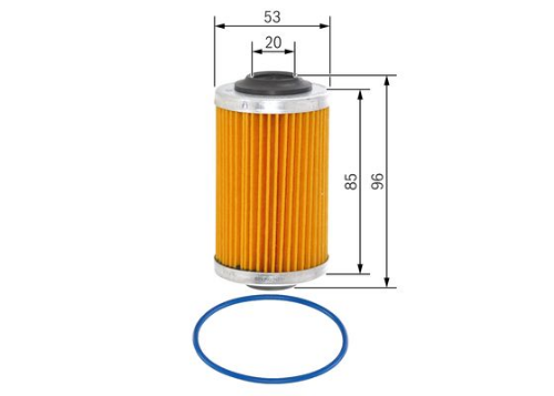 BOSCH F 026 407 109 Motor Yağ Filtresi - SAAB 9-3 Station wagon (E50) uyumlu