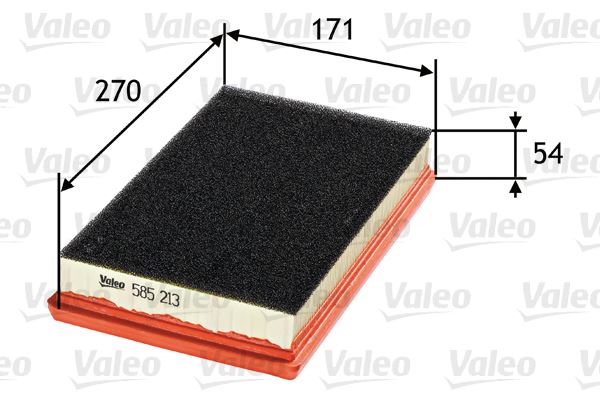 VALEO 585213 Motor Hava Filtresi - FIAT BRAVO II (198_) uyumlu