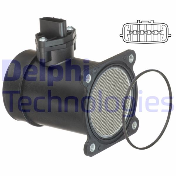 DELPHI AF10651-12B1 Motor Hava Kütle Ölçer (MAF Sensörü) - NISSAN PATHFINDER II (R50) uyumlu