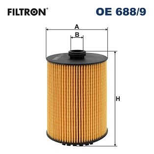 FILTRON OE 688/9 Motor Yağ Filtresi - VW PASSAT B7 (362) uyumlu