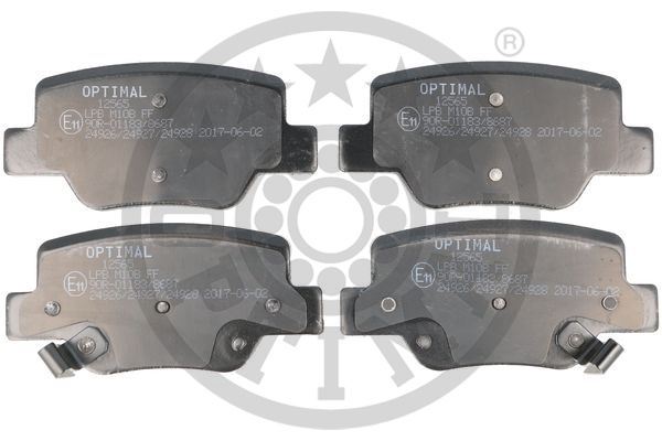OPTIMAL BP-12565 Fren Sistemleri Fren Balatası - TOYOTA VERSO (_R2_) uyumlu