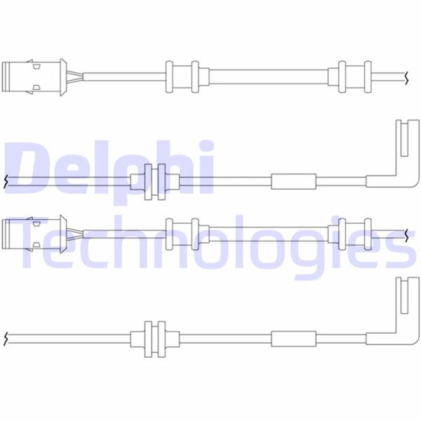 DELPHI LZ0148 Fren Sistemleri Aşınma Göstergesi - OPEL VECTRA B Hatchback (J96) uyumlu