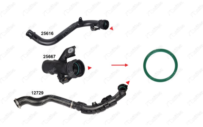 NIFEA 25617 Motor Şarj Hava Hortumu - NISSAN CUBE (Z12) uyumlu