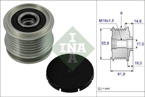 Schaeffler INA 535 0010 10 Elektrik Sistemi Alternatör - SEAT IBIZA II (6K1) uyumlu