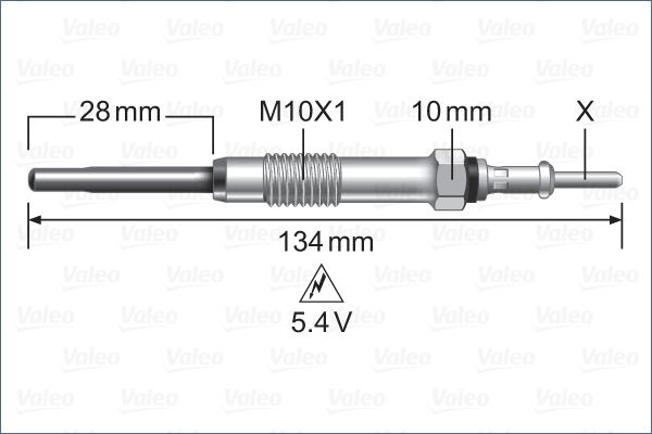 VALEO 345241 Ateşleme Sistemi Kızdırma Bujisi - BMW 3 Touring (E91) uyumlu