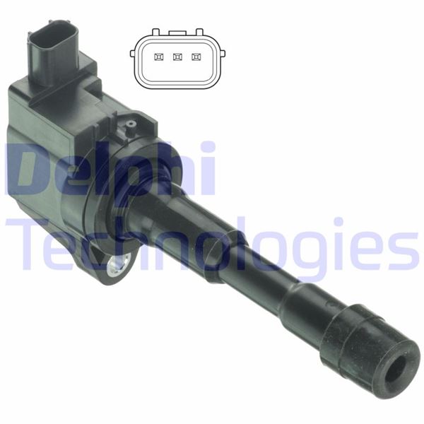 DELPHI GN10693-12B1 Ateşleme Sistemi Ateşleme Bobini - HONDA JAZZ III (GE_, GG_, GP_, ZA_) uyumlu
