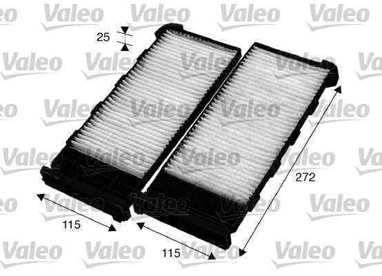 VALEO 715561 İklimlendirme Sistemi Polen Filtresi - NISSAN PATHFINDER II (R50) uyumlu