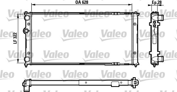 VALEO 731728 Soğutma Sistemi Su Soğutucu & Parçaları - SEAT IBIZA II (6K1) uyumlu