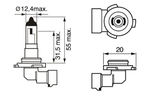 BOSCH 1 987 302 083 Farlar & Aydınlatma Ampuller - OPEL CORSA D (S07) uyumlu