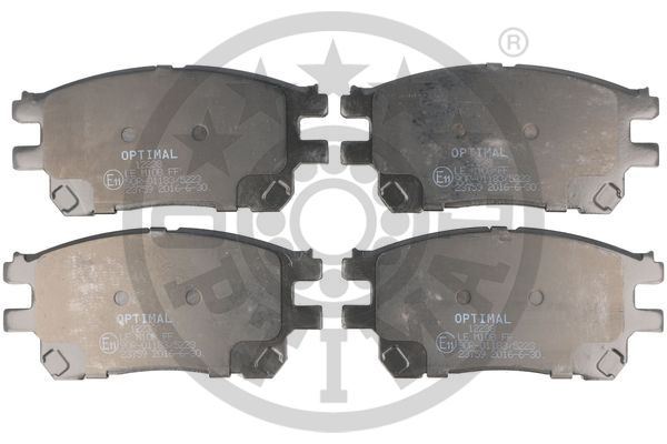 OPTIMAL BP-12238 Fren Sistemleri Fren Balatası - TOYOTA PREVIA II (_R3_) uyumlu