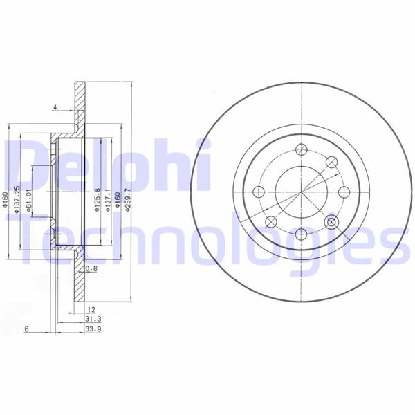 DELPHI BG2496 Fren Sistemleri Fren Diski - VOLVO 480 (482) uyumlu