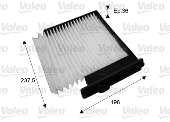 VALEO 715708 İklimlendirme Sistemi Polen Filtresi - NISSAN NV200 / EVALIA Minibüs/Otobüs uyumlu