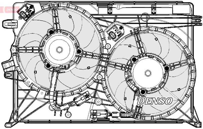 DENSO DER09075 Soğutma Sistemi Fan - JEEP RENEGADE SUV (BU, B1, BV) uyumlu