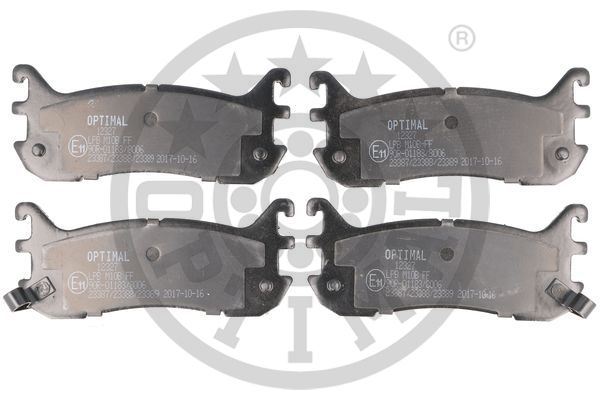 OPTIMAL BP-12327 Fren Sistemleri Fren Balatası - MAZDA MX-5 I (NA) uyumlu