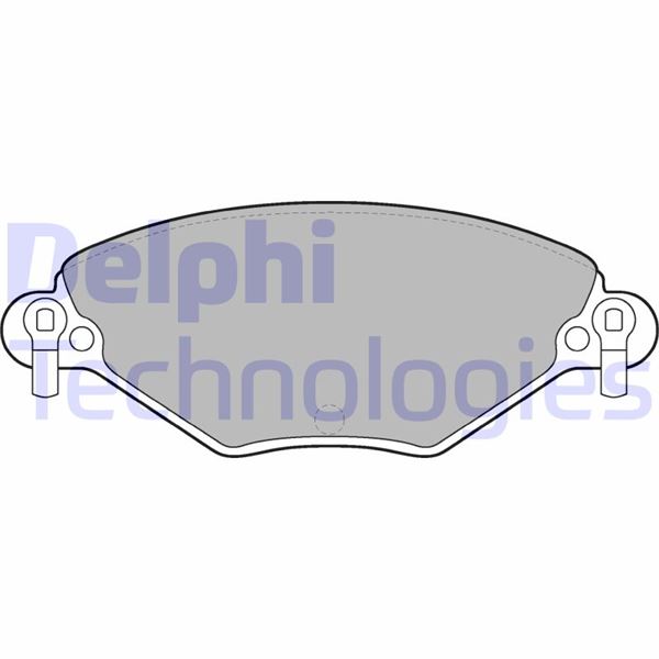 DELPHI LP1654 Fren Sistemleri Fren Balatası - CITROËN C5 I (DC_) uyumlu