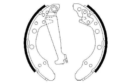 BOSCH 0 986 487 270 Fren Sistemleri Fren Pabucu - SEAT IBIZA IV (6J5, 6P1) uyumlu