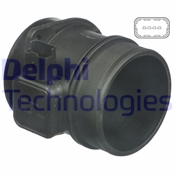 DELPHI AF10230-12B1 Motor Hava Kütle Ölçer (MAF Sensörü) - PEUGEOT 508 I (8D_) uyumlu