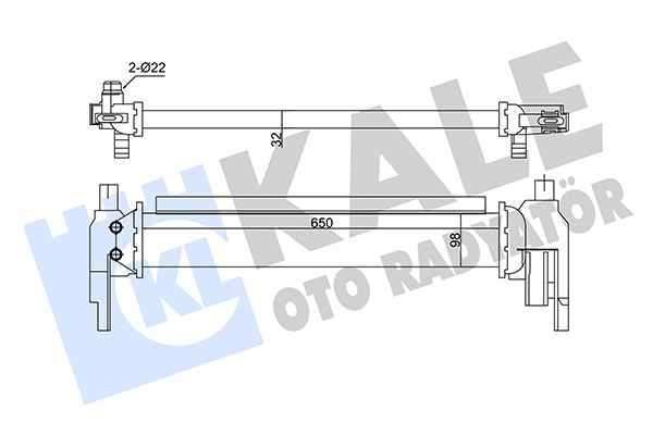 KALE OTO RADYATÖR 350940 Motor Basınç Regülatörü - VW GOLF VII Variant (BA5, BV5) uyumlu