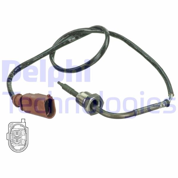 DELPHI TS30076 Emme & Egzoz Sistemi Egzoz Sensörleri - VW CADDY III Kasa/büyük limuzin (2KA, 2KH, 2CA, 2CH) uyumlu
