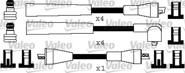 VALEO 346412 Ateşleme Sistemi Ateşleme Kablosu - ROVER 2000-3500 (P6) uyumlu