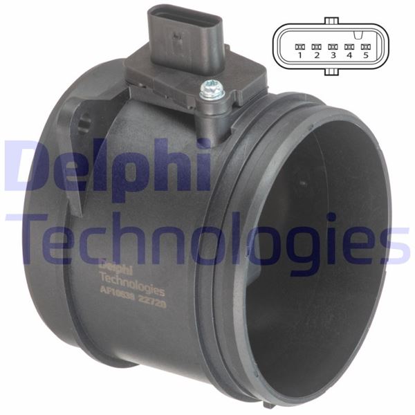 DELPHI AF10638-12B1 Motor Hava Kütle Ölçer (MAF Sensörü) - BMW 3 Cabrio (E93) uyumlu