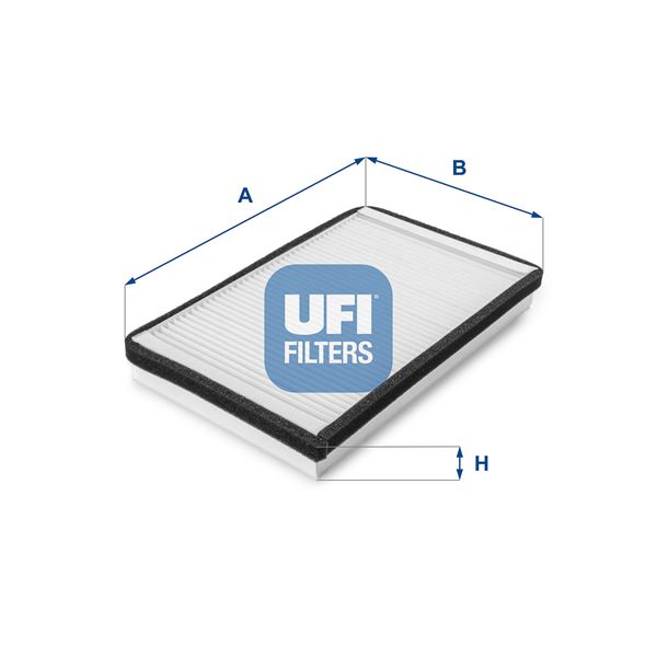 UFI 53.033.00 İklimlendirme Sistemi Polen Filtresi - FIAT MULTIPLA (186_) uyumlu
