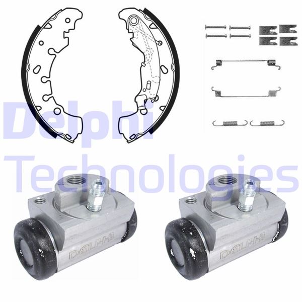 DELPHI KP1120 Fren Sistemleri Fren Pabucu - FIAT PANDA (169_) uyumlu