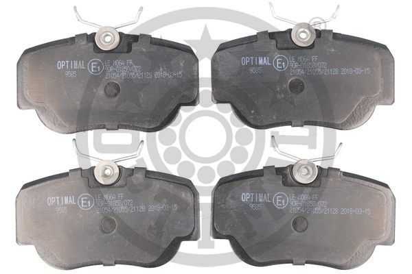 OPTIMAL BP-09585 Fren Sistemleri Fren Balatası - MERCEDES-BENZ 190 (W201) uyumlu