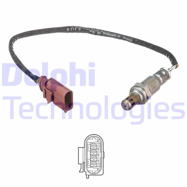 DELPHI ES21224-12B1 Emme & Egzoz Sistemi Egzoz Sensörleri - VW POLO V (6R1, 6C1) uyumlu