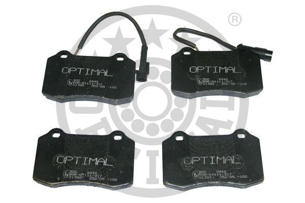 OPTIMAL BP-09848 Fren Sistemleri Fren Balatası - LANCIA DELTA I (831_) uyumlu