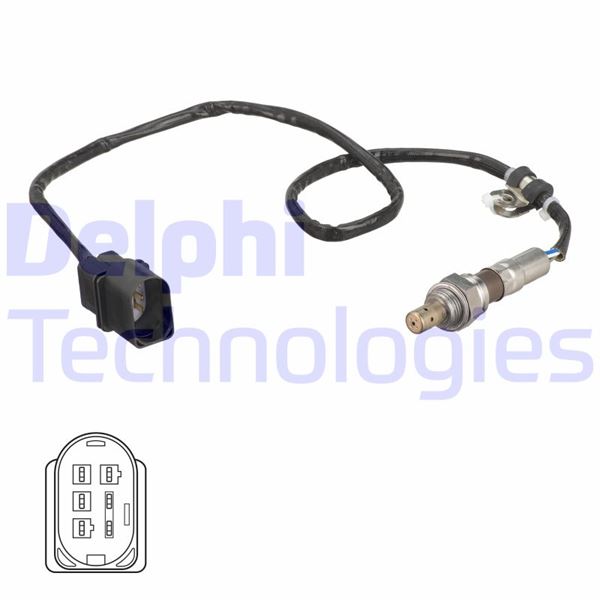 DELPHI ES21102-12B1 Emme & Egzoz Sistemi Egzoz Sensörleri - VW GOLF PLUS V (5M1, 521) uyumlu