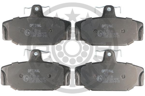 OPTIMAL BP-09601 Fren Sistemleri Fren Balatası - VOLVO 740 (744) uyumlu
