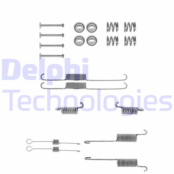 DELPHI LY1039 Fren Sistemleri Fren Kampanası - FORD SIERRA II Hatchback (GBC, GBG) uyumlu