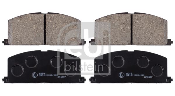FEBI BILSTEIN 16581 Fren Sistemleri Fren Balatası - TOYOTA COROLLA Liftback (_E8_) uyumlu