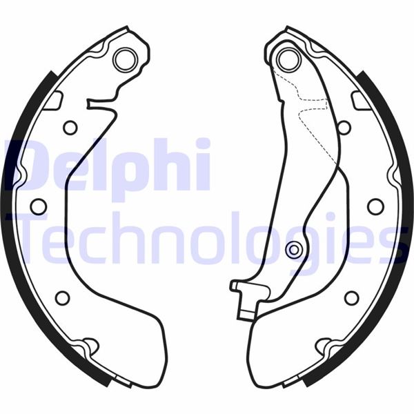 DELPHI LS2134 Fren Sistemleri Fren Pabucu - HONDA INSIGHT (ZE) uyumlu