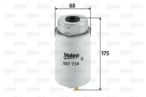 VALEO 587734 Yakıt Sistemi Yakıt Filtresi - FORD TRANSIT Minibüs/Otobüs (FD_ _, FB_ _, FS_ _, FZ_ _, FC_ _) uyumlu
