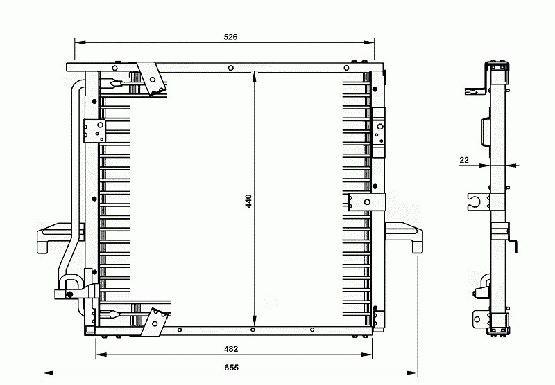 Klima Radyatörü - CBM165020 Ürün Görseli