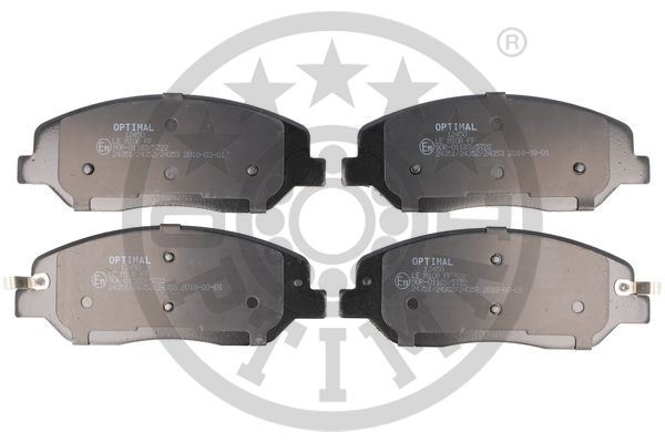 OPTIMAL BP-12450 Fren Sistemleri Fren Balatası - KIA SORENTO II (XM) uyumlu