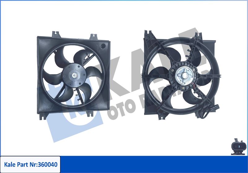 KALE OTO RADYATÖR 360040 Soğutma Sistemi Fan - HYUNDAI ACCENT I (X-3) uyumlu