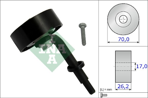 Schaeffler INA 531 0783 10 Motor Kayış Kasnağı - BMW X3 (E83) uyumlu