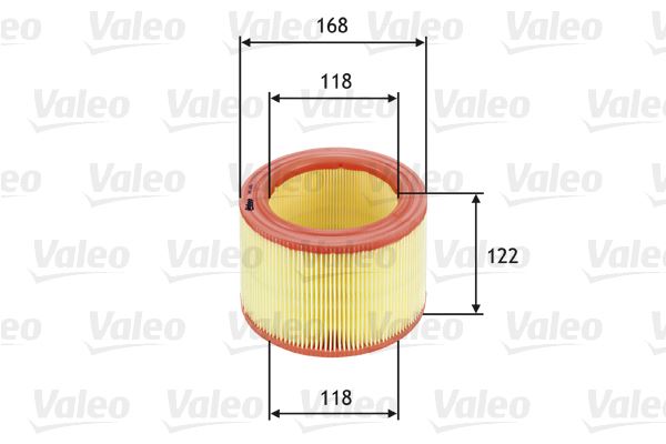 VALEO 585600 Motor Hava Filtresi - CITROËN VISA uyumlu