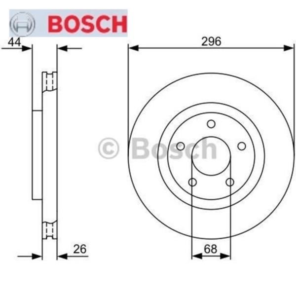 Fren Diski - BOSCH - 0986479358 Ürün Görseli