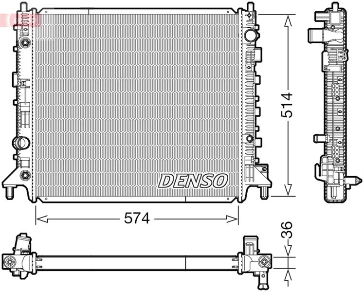 DENSO DRM99013 Soğutma Sistemi Su Soğutucu & Parçaları