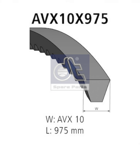 DT Spare Parts 3.34213 Motor Kayış - BMW 1502-2002 (E10) uyumlu