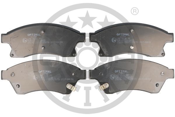 OPTIMAL BP-12399 Fren Sistemleri Fren Balatası - OPEL ASTRA J Sports Tourer (P10) uyumlu